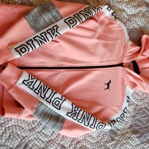 Victoria secret pink zip up hoodie